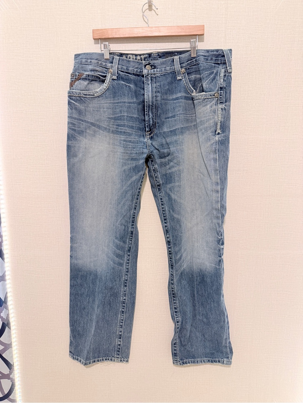 Ariat Vintage Light Blue Straight Leg Jeans